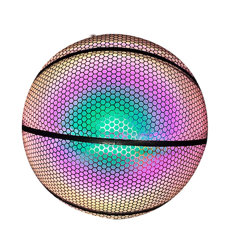 No. 7 glowing basketball