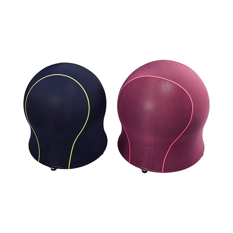 Home Gym Exercise Ball with Detachable 15 lb Resistance Bands and Removable Stability Base