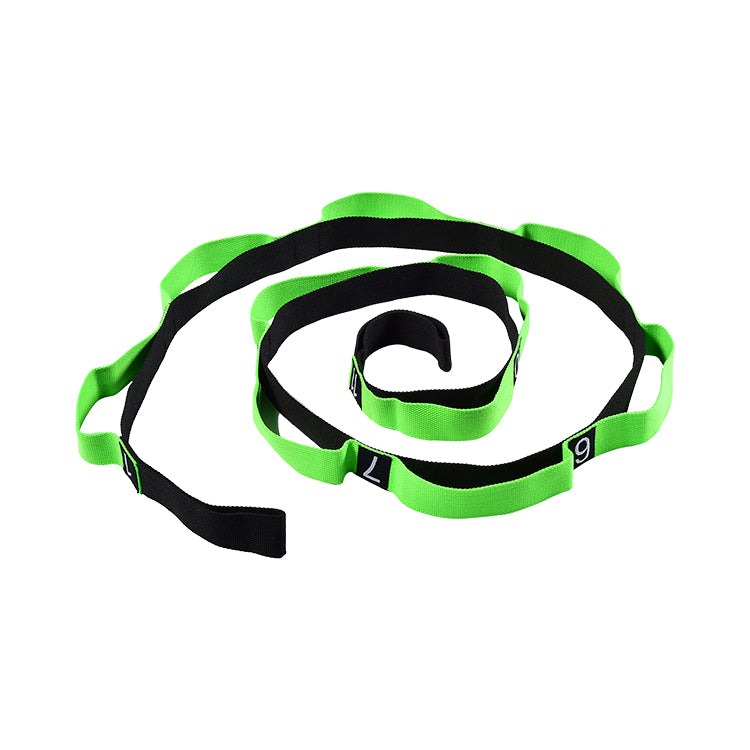 Manufacturer Polyester Cotton Yoga Strap With Loops