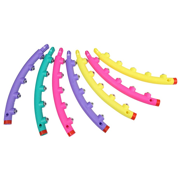 Seven-section color hula hoop exercise slimming set for yoga exercise