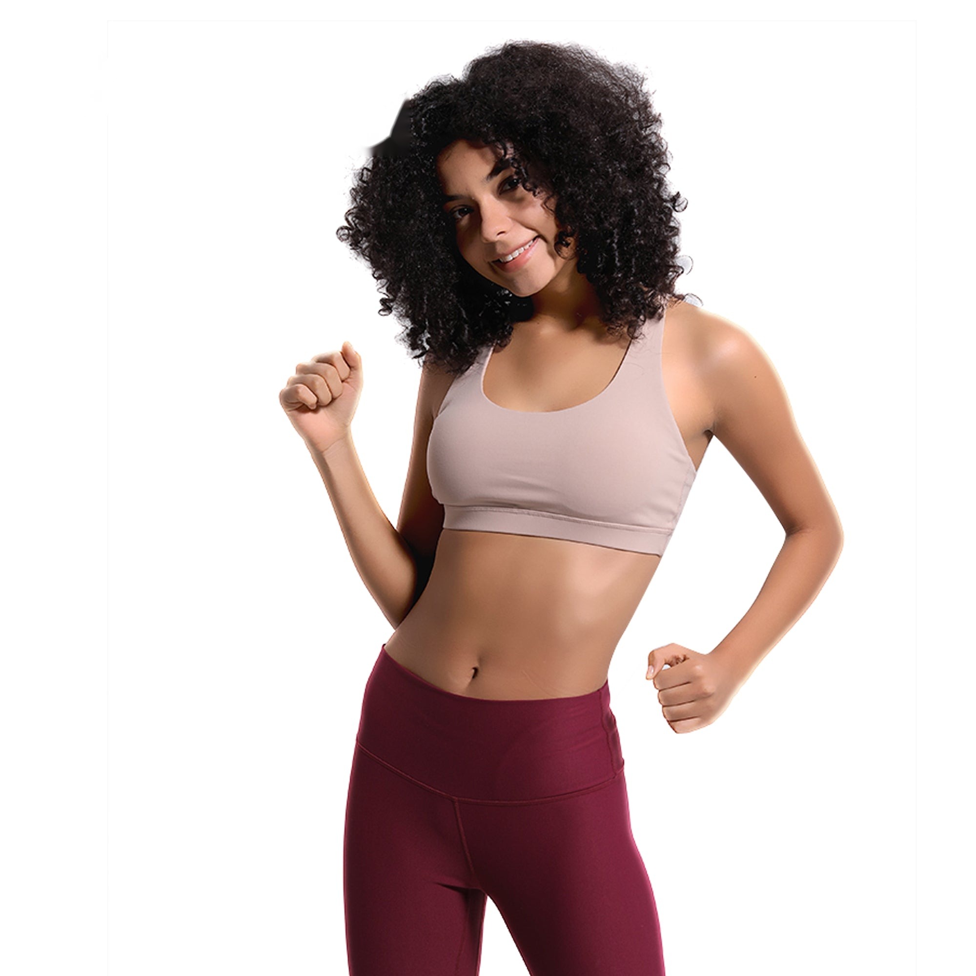 TOPKO Yoga Sports Bra Strappy Back Activewear for Women