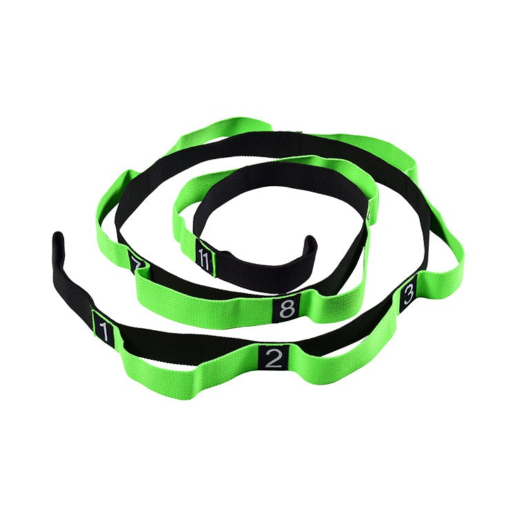 Manufacturer Polyester Cotton Yoga Strap With Loops