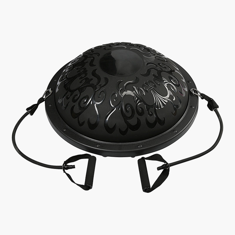 Half Ball Balance Trainer with Straps Yoga Balance Ball Anti Slip