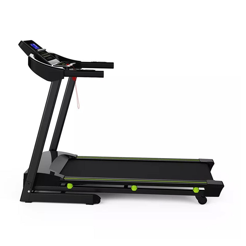 0.6HP Home Treadmill with LCD Blue Backlit Display and Manual Incline