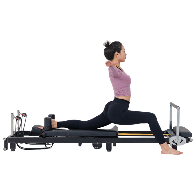 TOPKO Pilates Reformer Foldable Durable Pilates Reformer