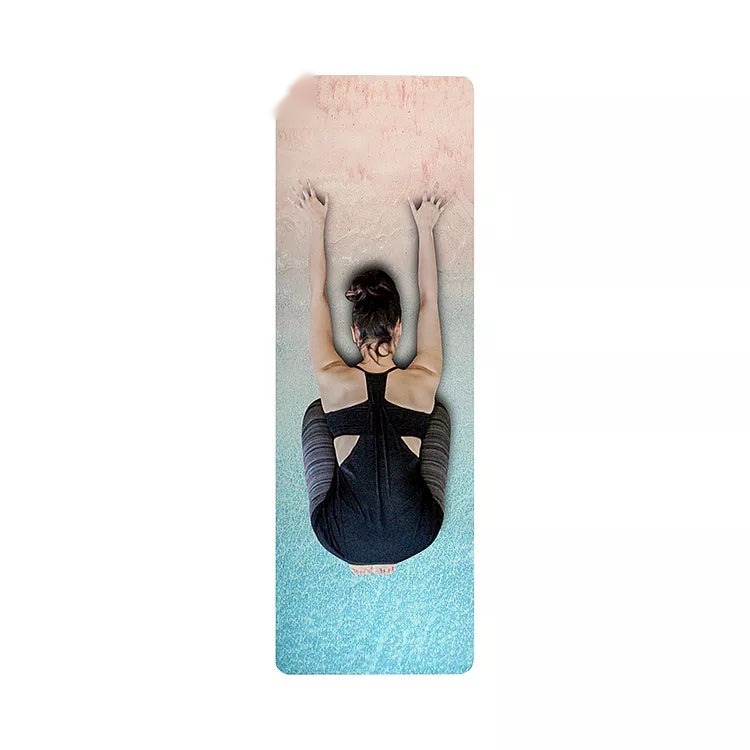 Suede + Natural Rubber Yoga Mat