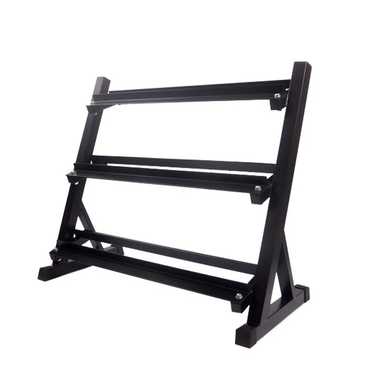 3 Tier Metal Steel Home Workout Gym Dumbbell shelves Weight Rack Storage Stand