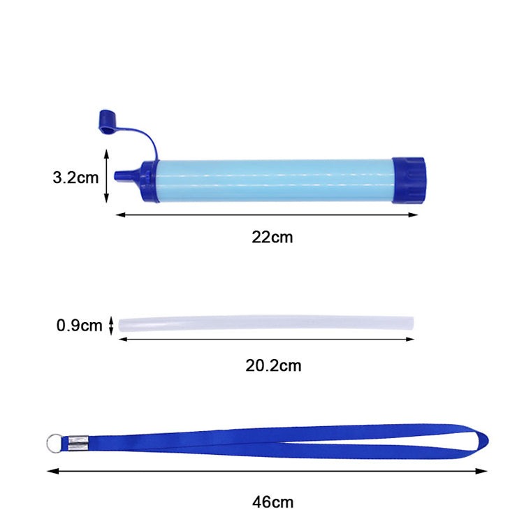 Personal Water Filter Survival Emergency Kit Outdoor Activities