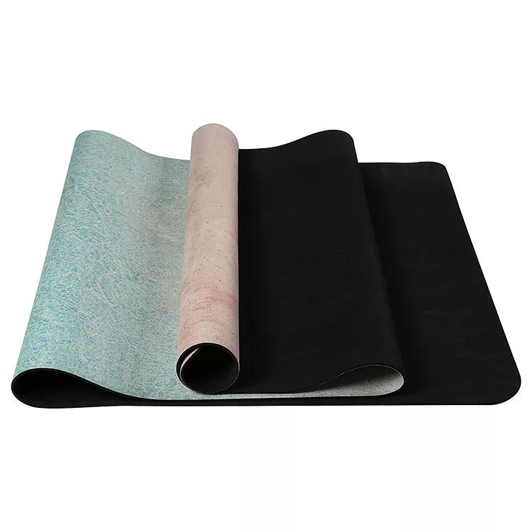 Suede + Natural Rubber Yoga Mat
