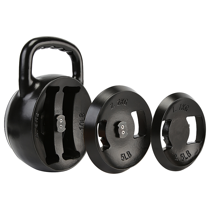 TOPKO Adjustable Kettlebell Cast Iron 10-25LB