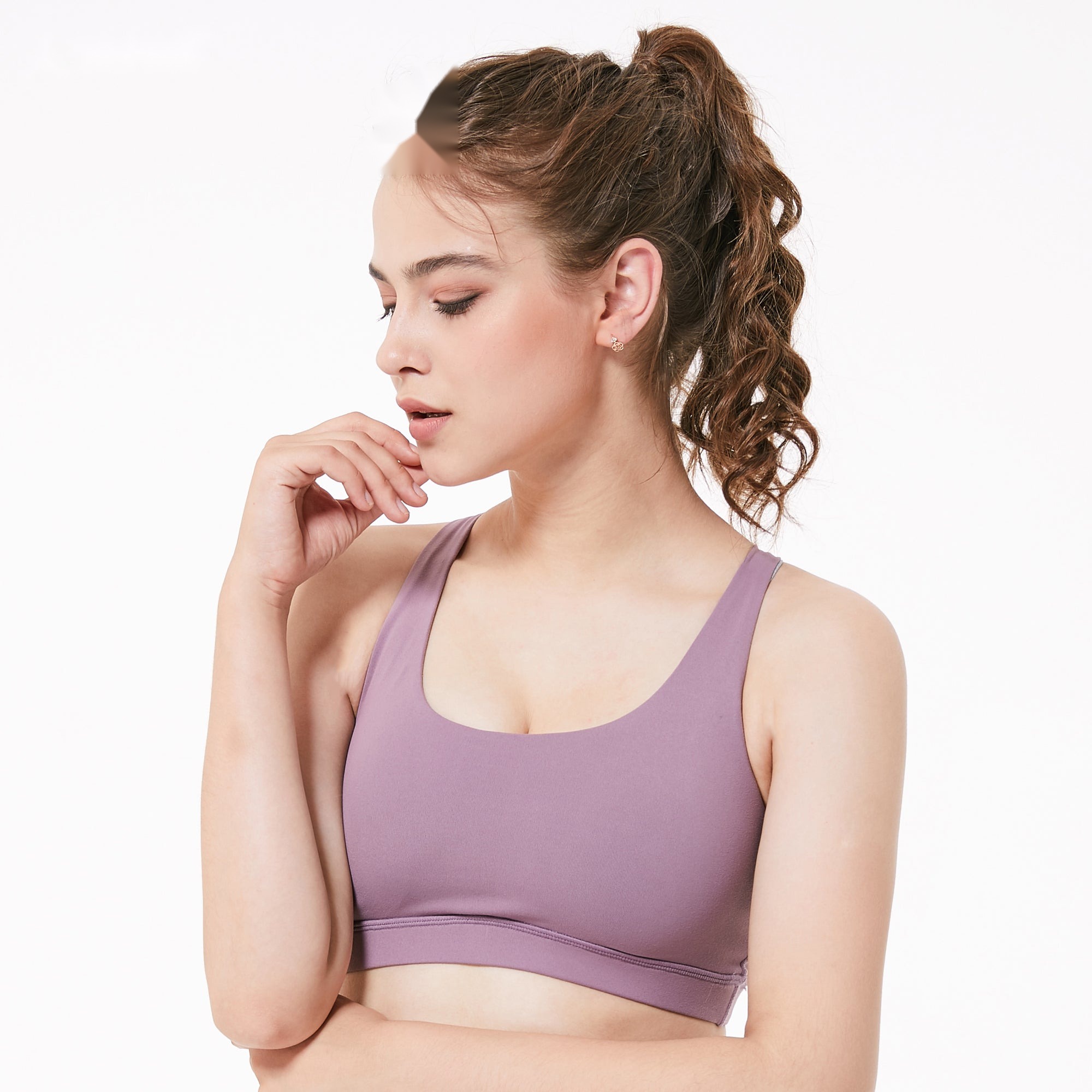 Strappy Sports Bra for Women Sexy Crisscross Back