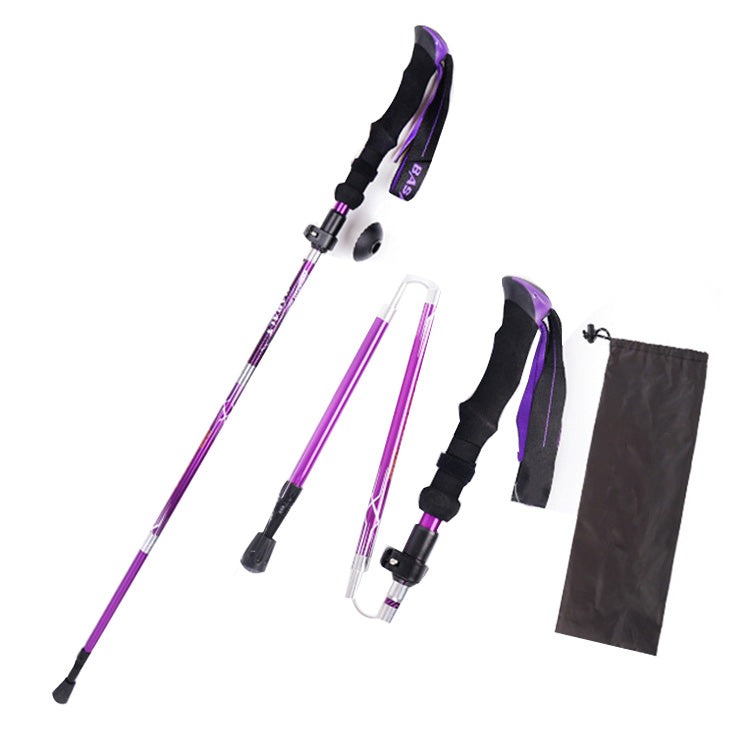 Carbon Aluminum Alloy Five-Section Combined Telescopic Trekking Pole