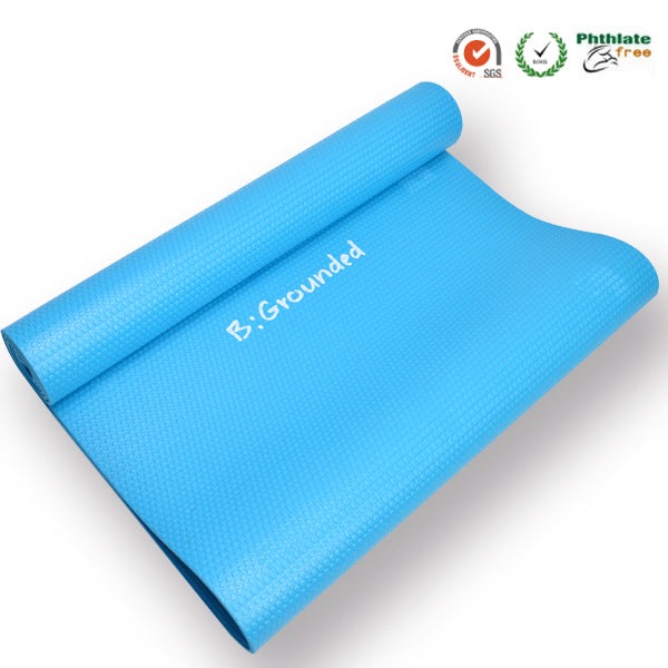 Basic solid color phthalate free PVC yoga mat
