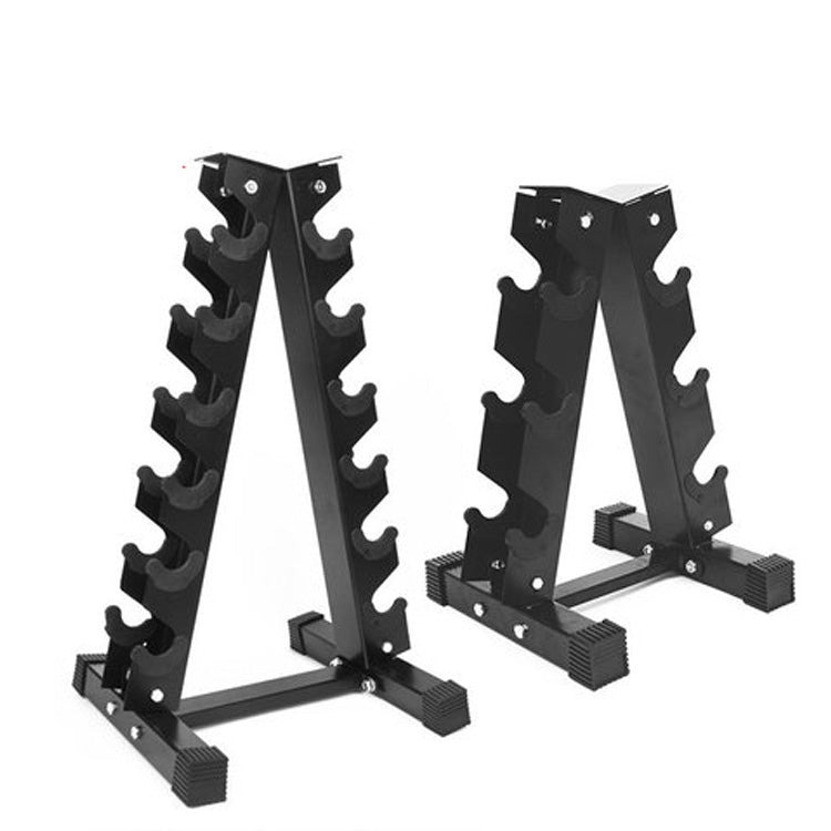 Triangle kettlebell rack dumbbell rack fitness equipment storage rack