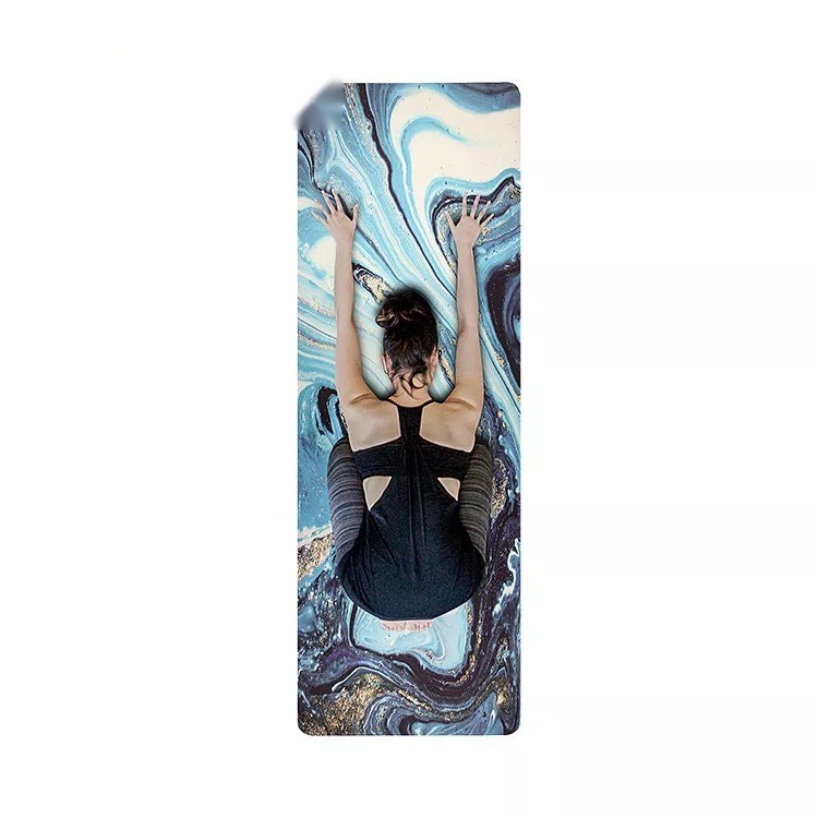 Suede Rubber Yoga Mat