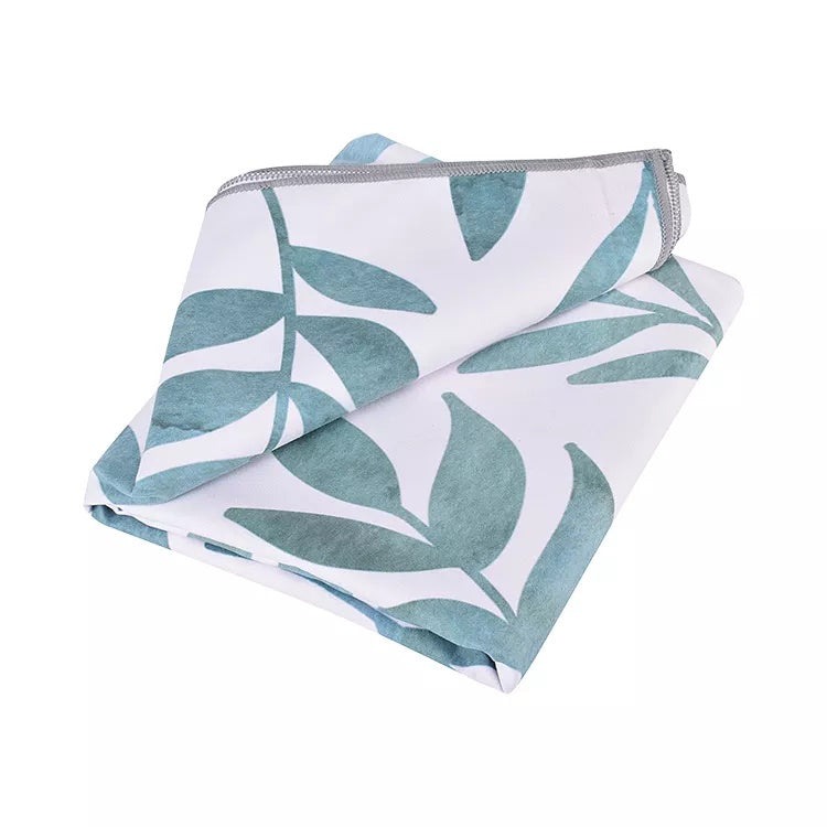 Fleece Printed Yoga Towel Without Silicone Dots