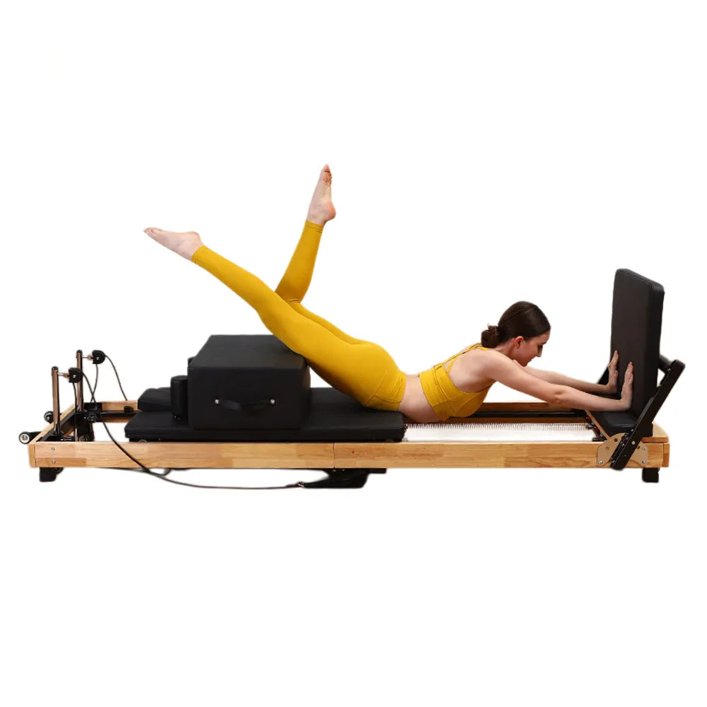 Wood and Iron Combined Pilates Reformer