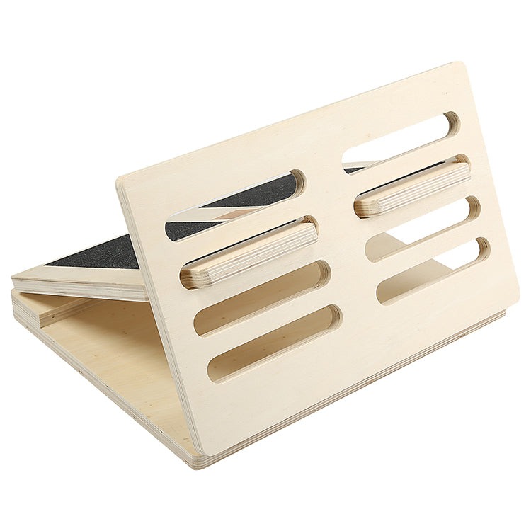 Gym Equipment Adjustable Wooden Stretch Slant Board