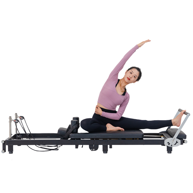 TOPKO Pilates Reformer Foldable Durable Pilates Reformer