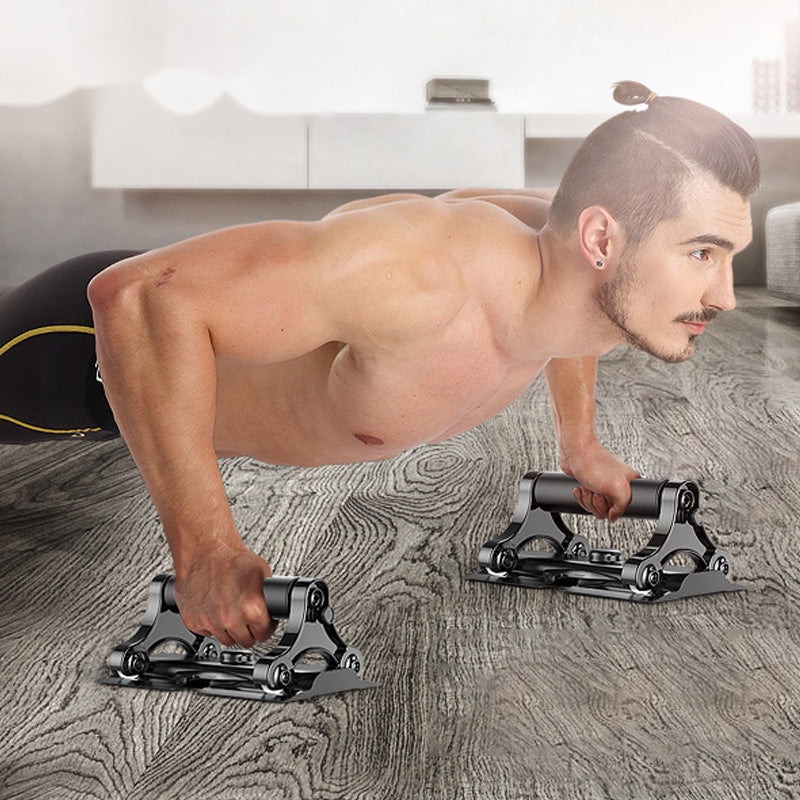 Three-in-one Abdominal Wheel Push-Up Bracket
