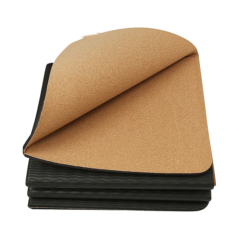 TOPKO Foldable Cork TPE Yoga Mat