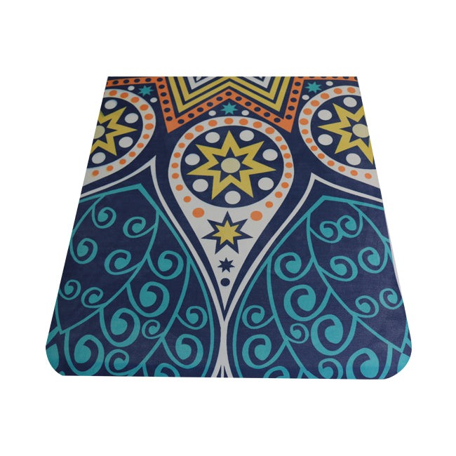 Custom Print Suede TPE Yoga Mat