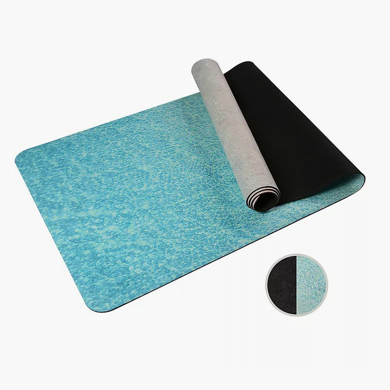 Suede + Natural Rubber Yoga Mat