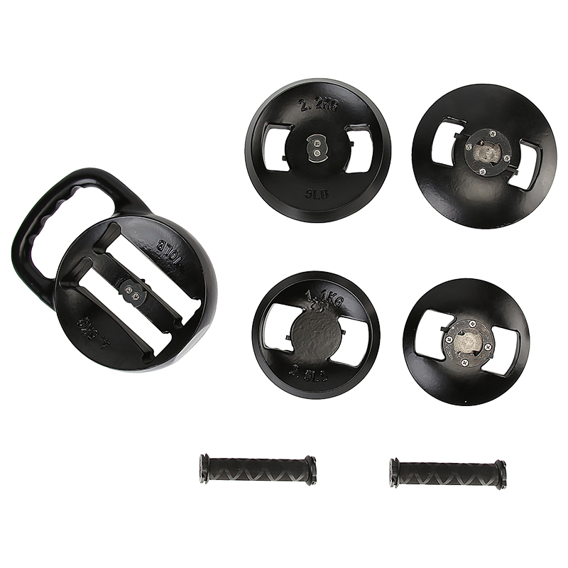 TOPKO Adjustable Kettlebell Cast Iron 10-25LB