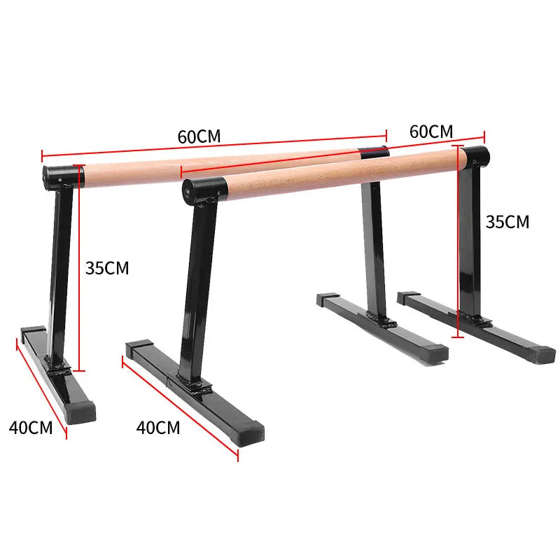 Wood Parallel Push Up Bar