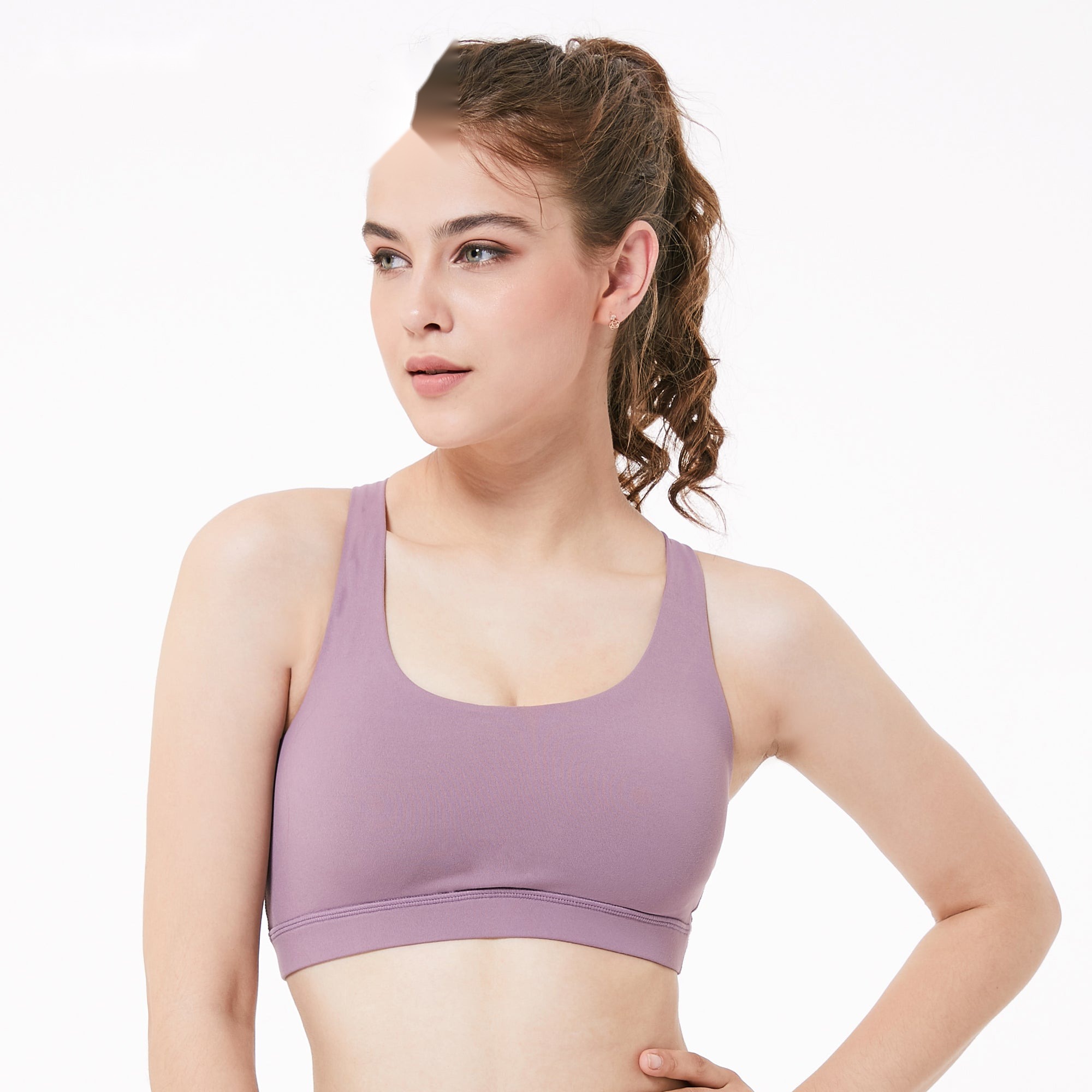 Strappy Sports Bra for Women Sexy Crisscross Back