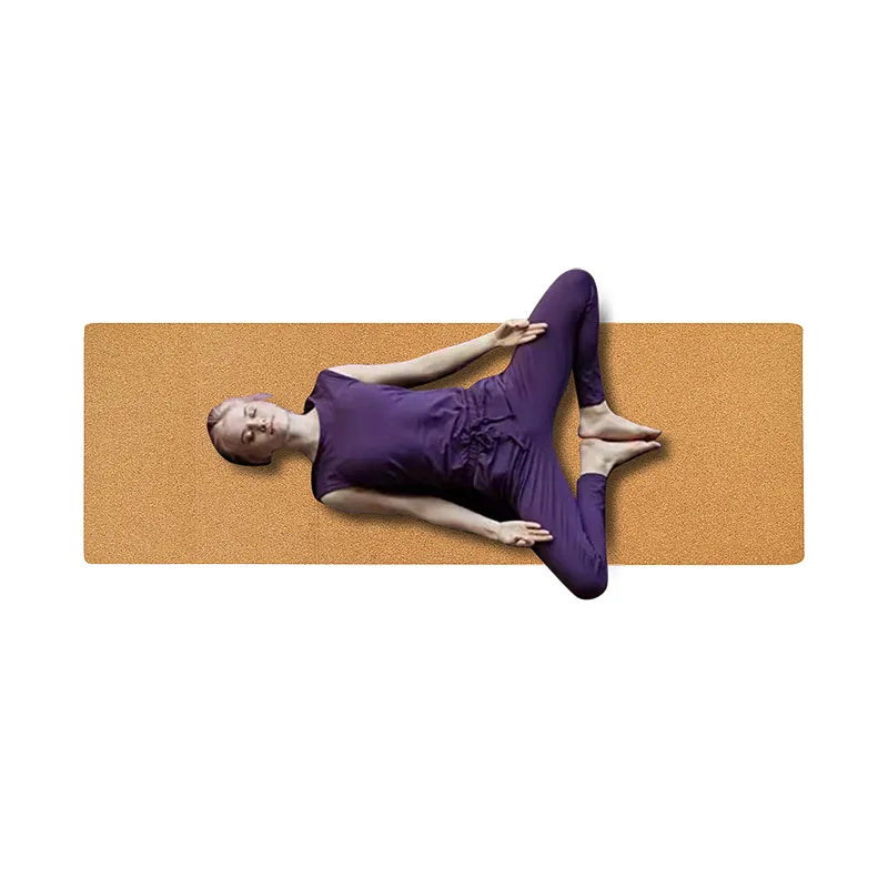 Cork TPE Folding Yoga Mat