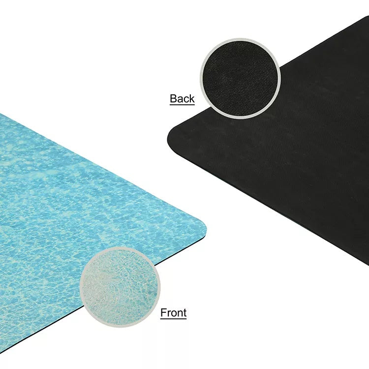 Suede + Natural Rubber Yoga Mat