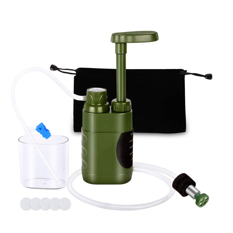 Emergency Pump For Outdoor Tactical 4-Stage Water Purifier