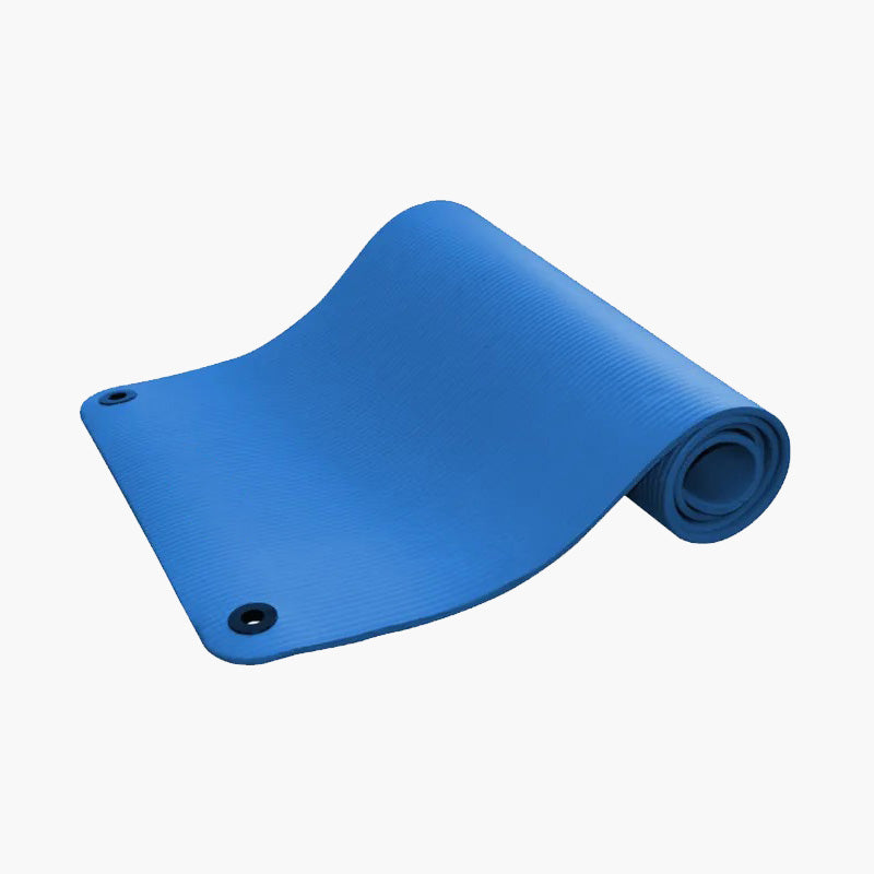 NBR yoga mat with two holes