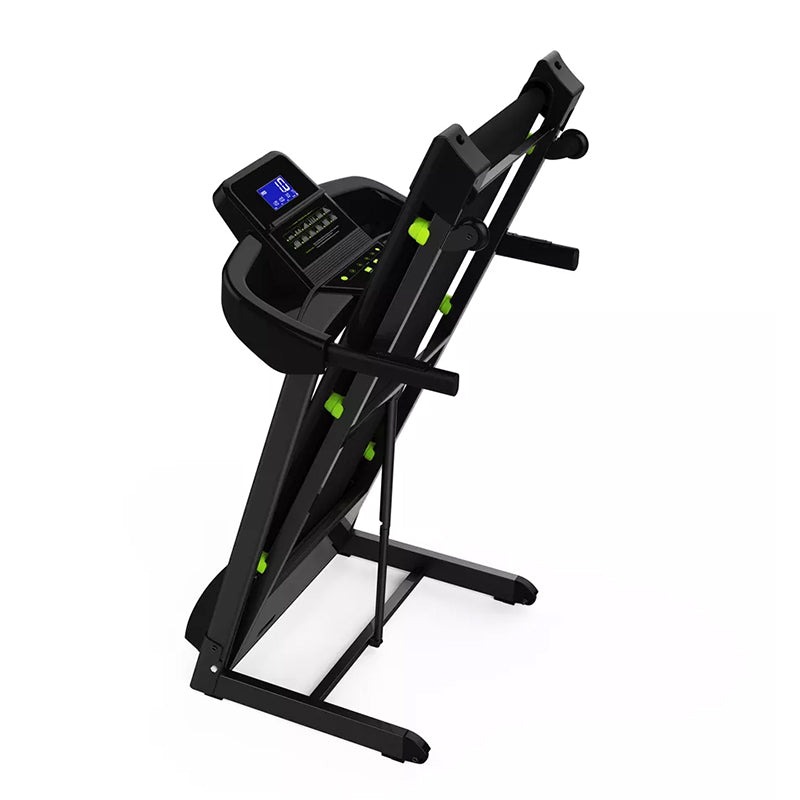 0.6HP Home Treadmill with LCD Blue Backlit Display and Manual Incline