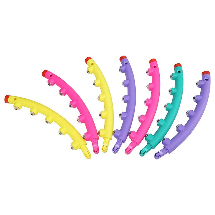 Seven-section color hula hoop exercise slimming set for yoga exercise