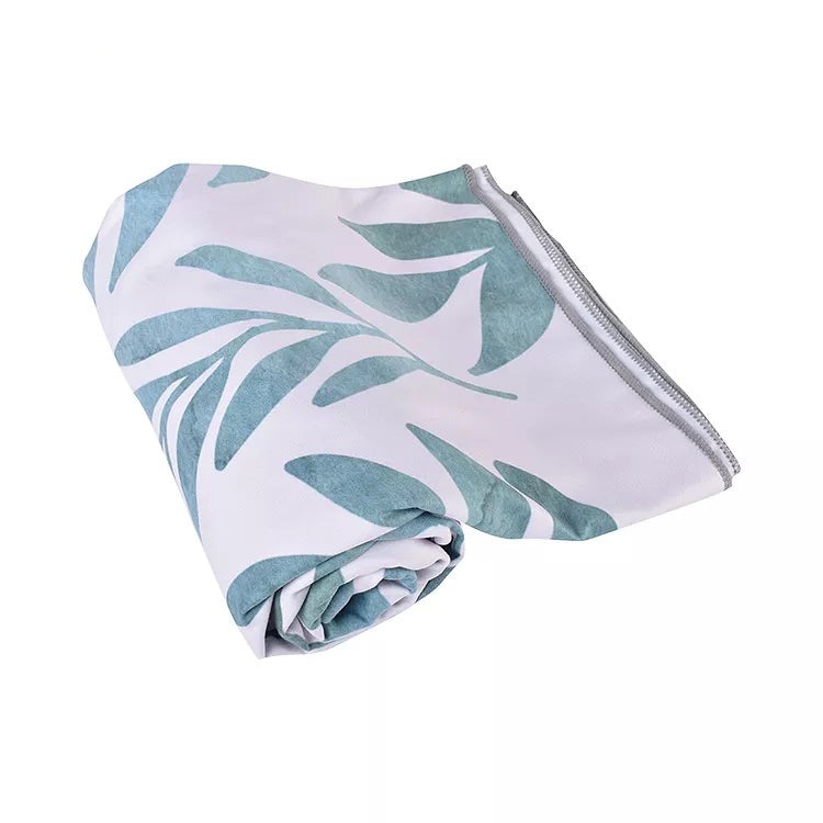 Fleece Printed Yoga Towel Without Silicone Dots
