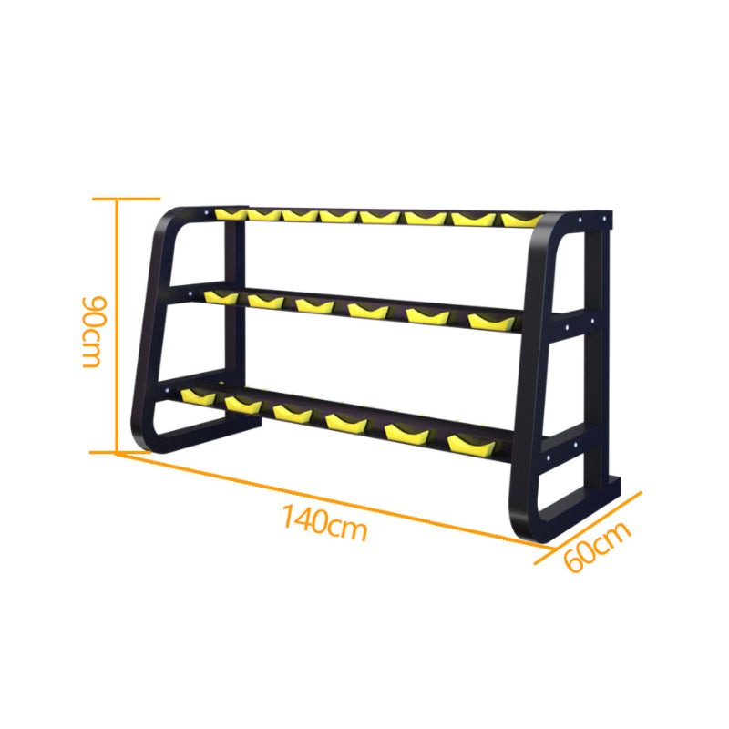 Long barbell rack