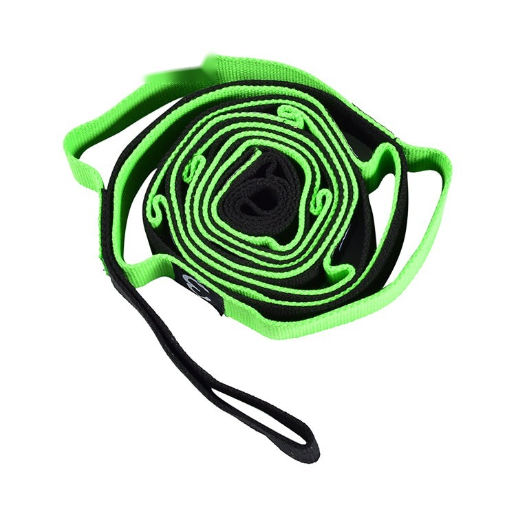 Manufacturer Polyester Cotton Yoga Strap With Loops