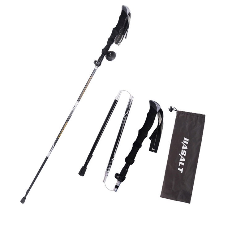 Carbon Aluminum Alloy Five-Section Combined Telescopic Trekking Pole
