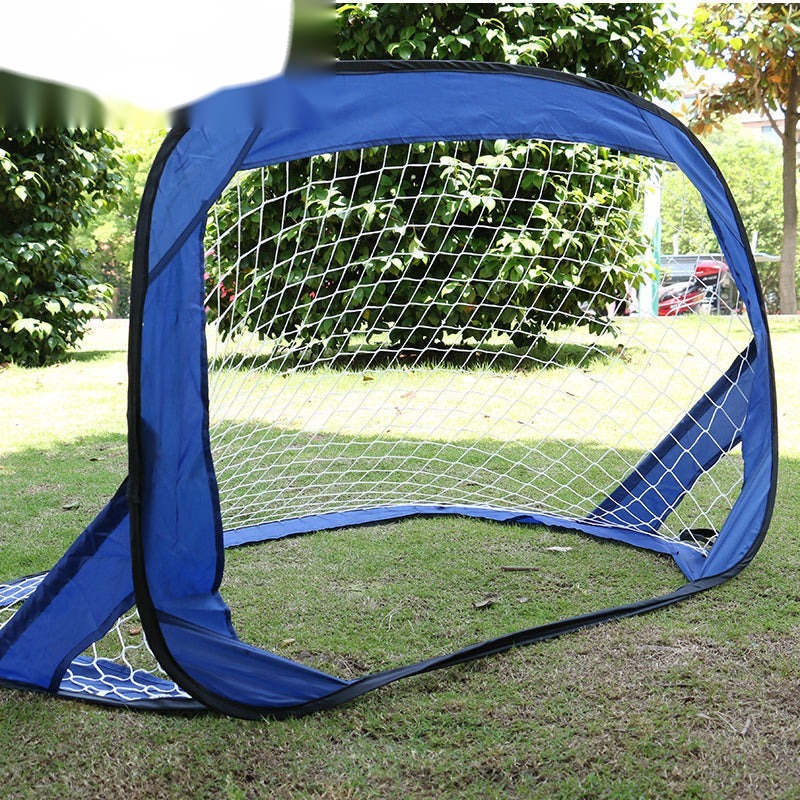 Portable foldable storage football goal