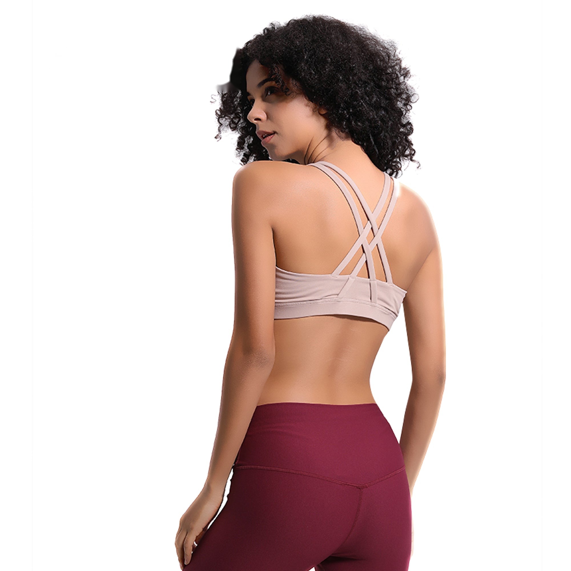 TOPKO YOGA Strappy Sports Bras for Women