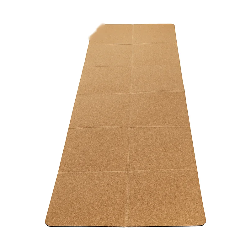 TOPKO Foldable Cork TPE Yoga Mat