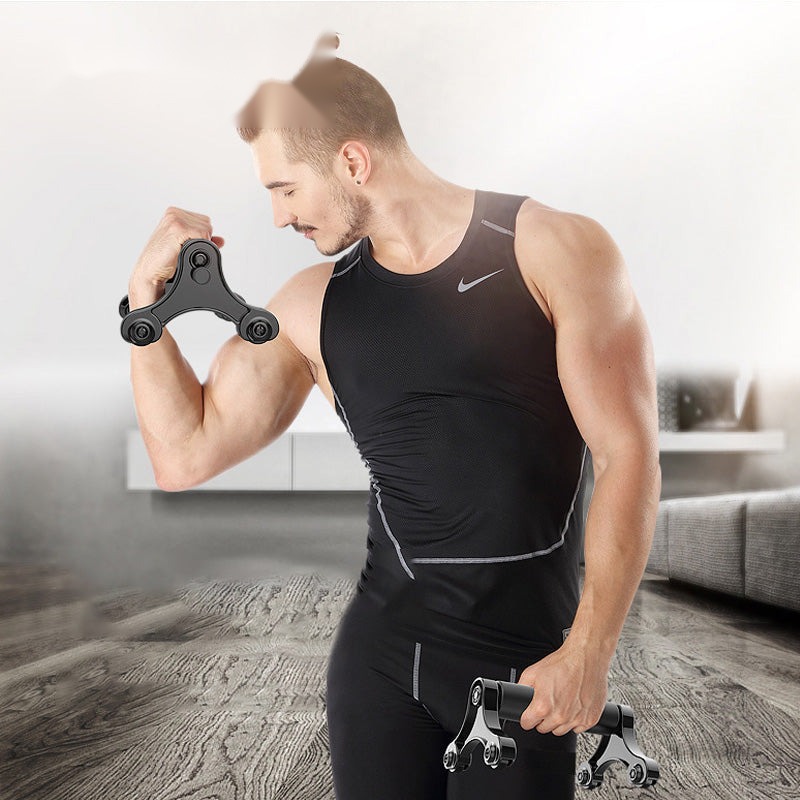 Three-in-one Abdominal Wheel Push-Up Bracket