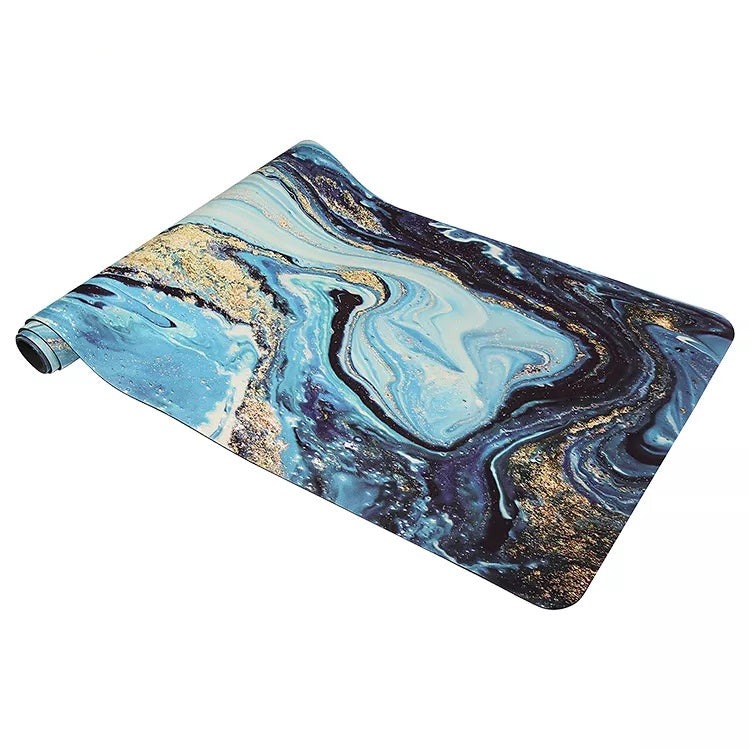Suede Rubber Yoga Mat