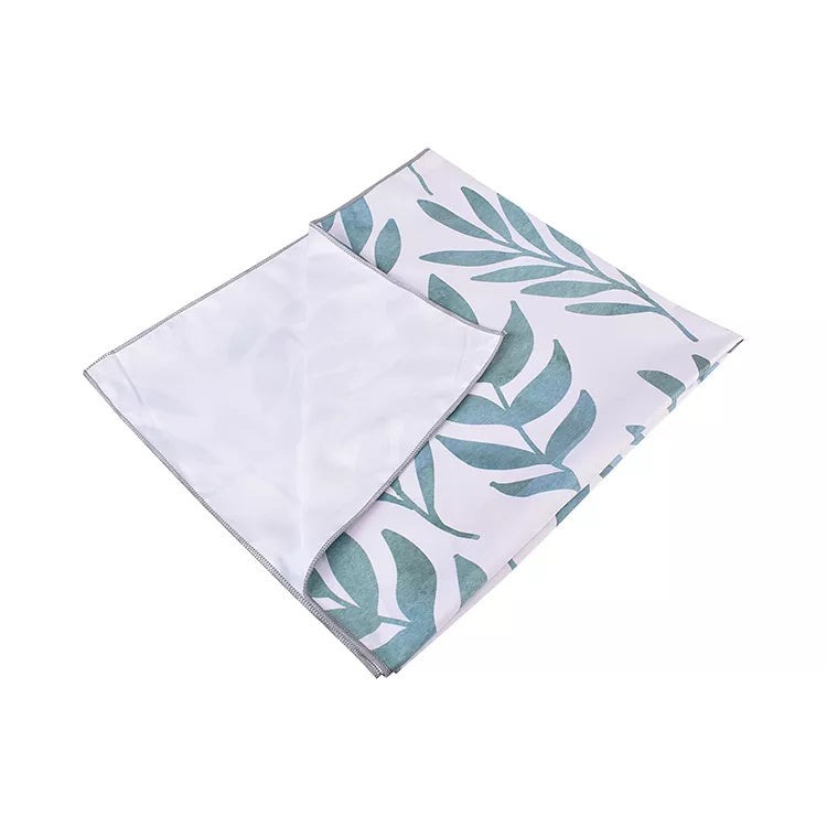 Fleece Printed Yoga Towel Without Silicone Dots
