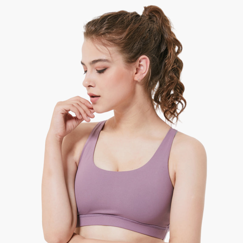 Strappy Sports Bra for Women Sexy Crisscross Back