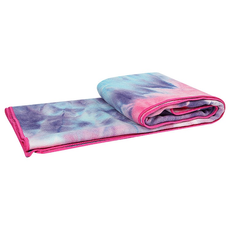 Tie dye Microfiber Yoga Towel（ no silicon dot )