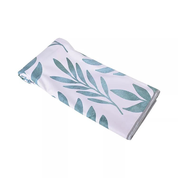Fleece Printed Yoga Towel Without Silicone Dots