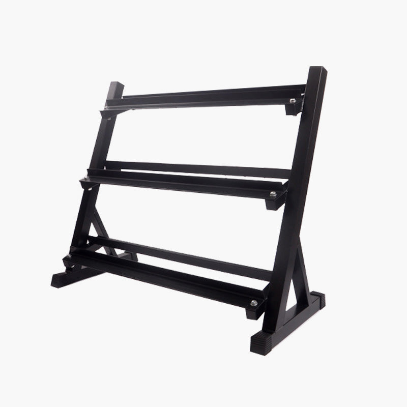 3 Tier Metal Steel Home Workout Gym Dumbbell shelves Weight Rack Storage Stand